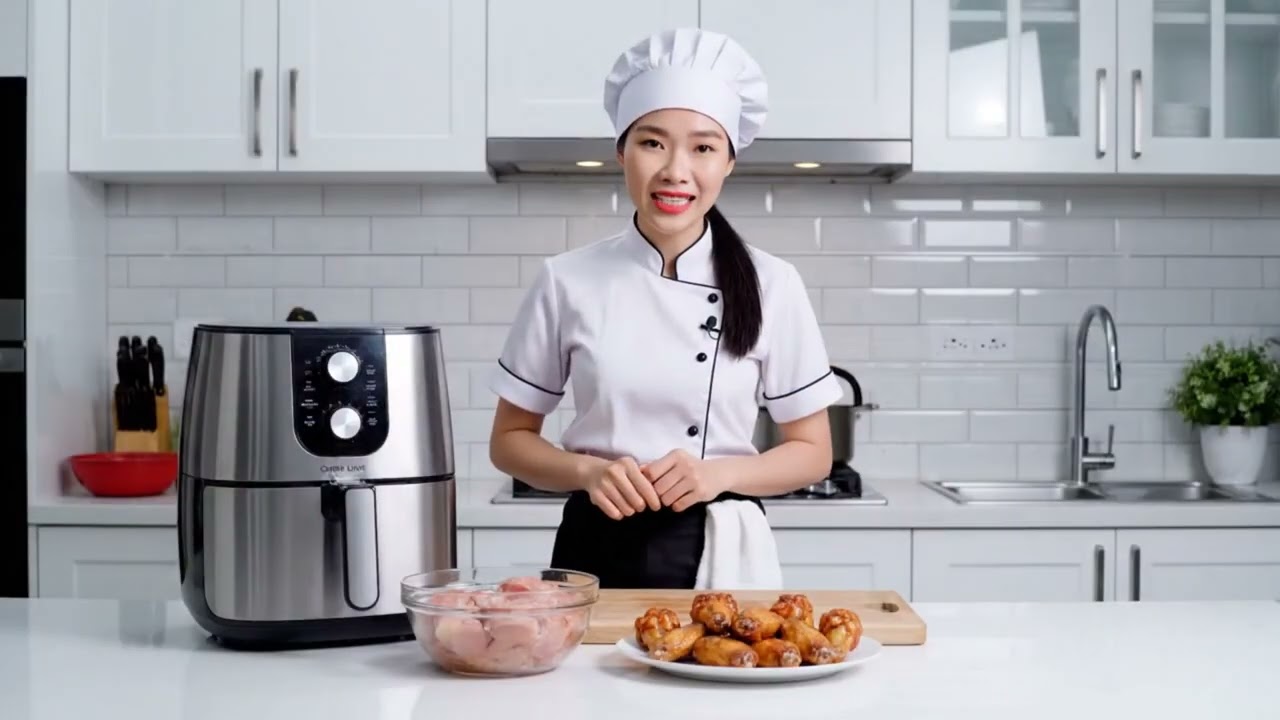 Cách nướng cánh gà bằng nồi chiên