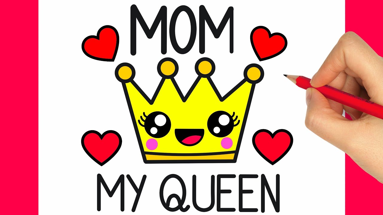 HOW TO DRAW MOTHERS DAY CARD | Mothers Day Drawings