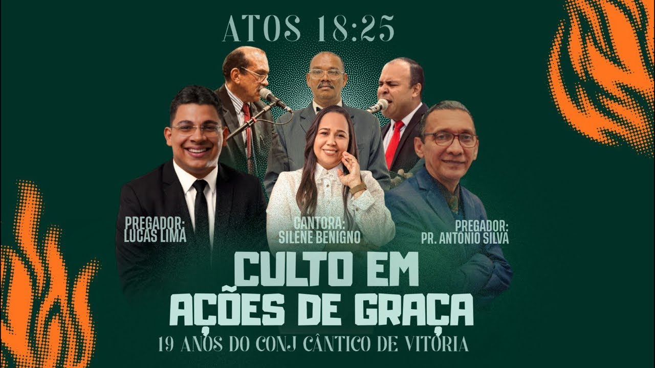 Culto em Ações de Graça 19 Anos do Conj Cântico de Vitória - ADPB Ernani Sátiro - JOÃO PESSOA - PB
