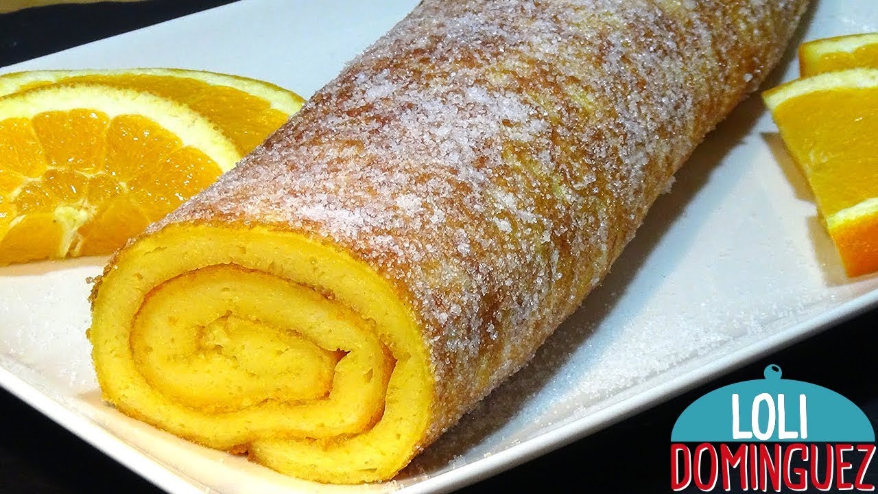Tronco de Naranja a la Portuguesa (Torta de naranja). Recetas paso a paso, tutorial. Loli Domínguez