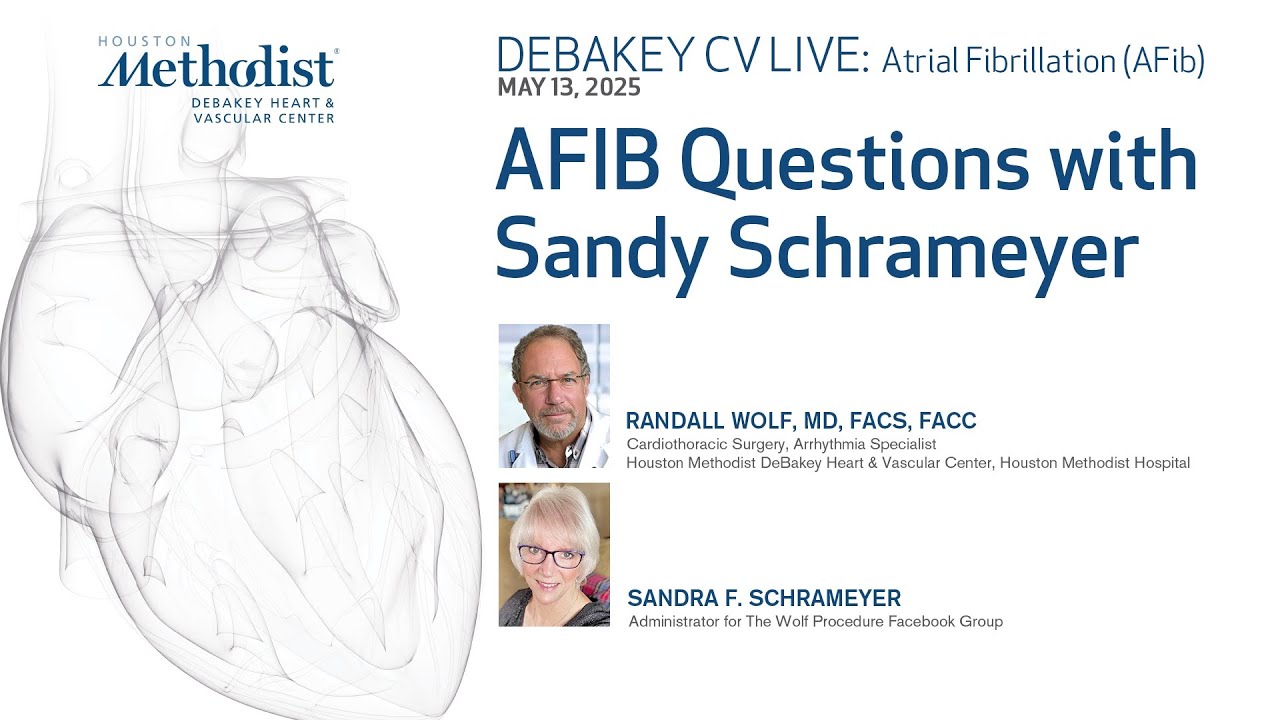 AFIB Questions with Sandy Schrameyer (Dr. Randall Wolf)