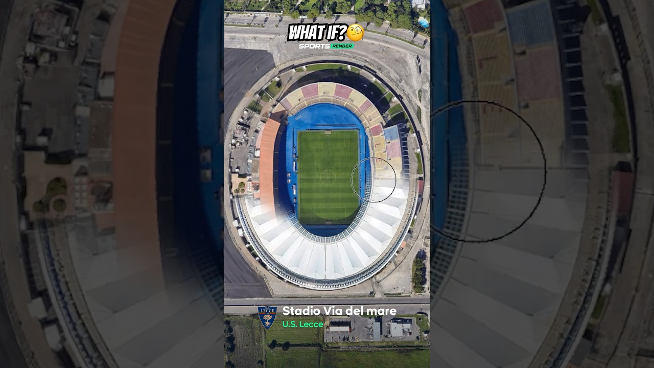 What if we remodel Stadio Via del Mare&hellip;👀 #football #shorts #stadium
