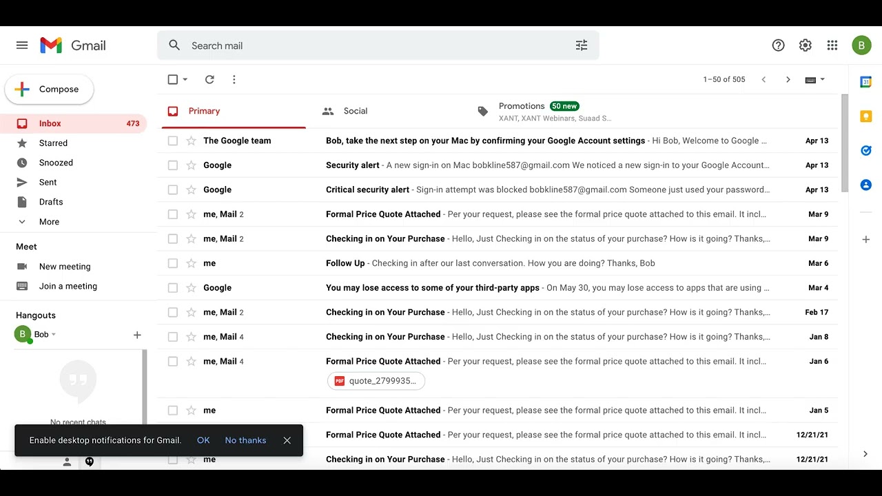 Setup Email