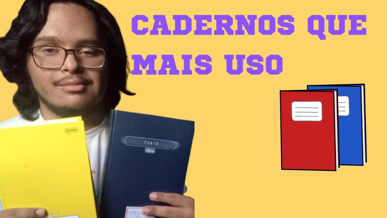 cadernos que mais uso 