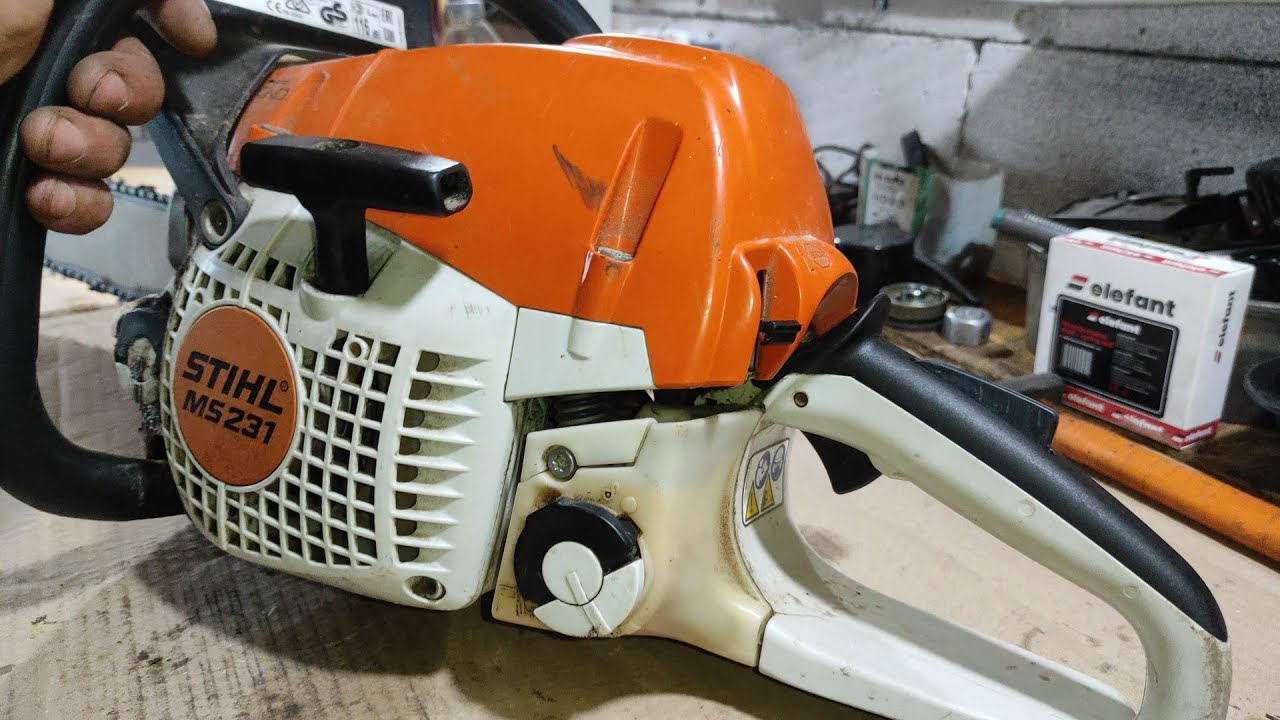 Stihl ms 231 un defect mai rar întâlnit 🤷‍♂️
