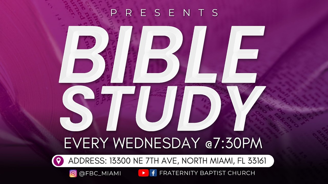 SERVICE D'ETUDE BIBLIQUE | DIACRE SADRAC JOSEPH | 02/18/2026