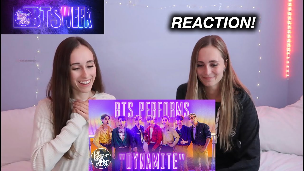BTS DYNAMITE REACTION! @fallontonight #BTSWEEK