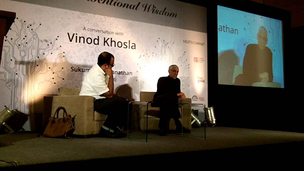 12 of 14   Sukumar Ranganathan, Editor, Mint, in conversation with Vinod Khosla