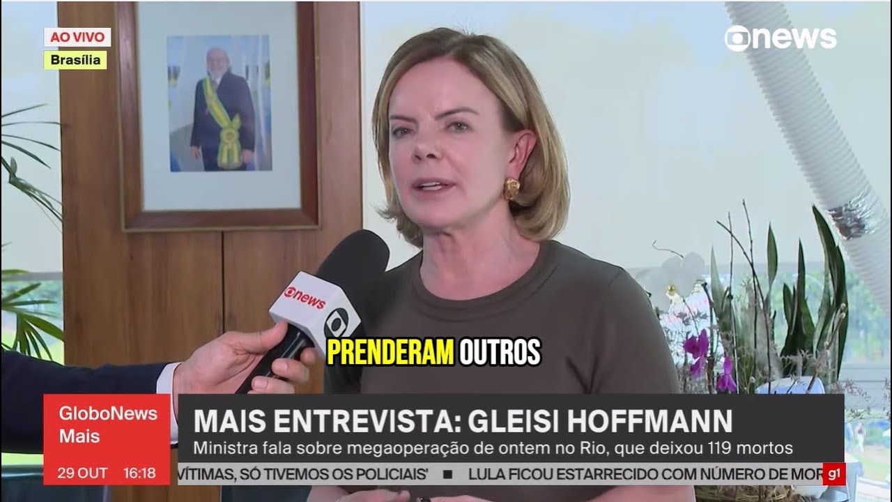 Confira minha entrevista à GloboNews sobre a operação policial ocorrida no Rio de Janeiro