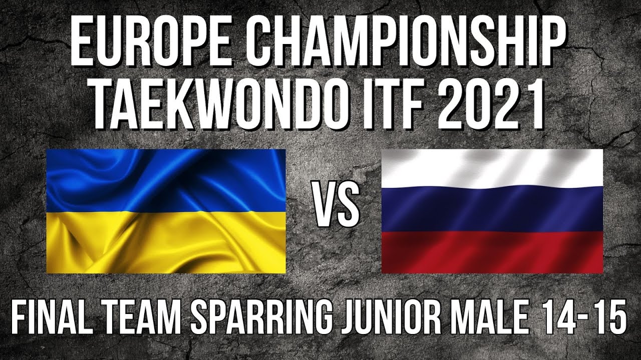Final team sparring junior male 14-15 European Championship 2021 taekwondo ITF