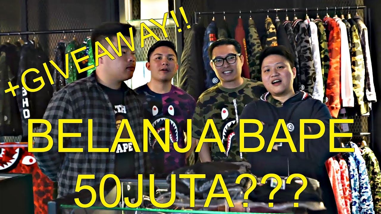 BELANJA BAPE 50 JUTA DI REBELLION!! + GIVEAWAY!