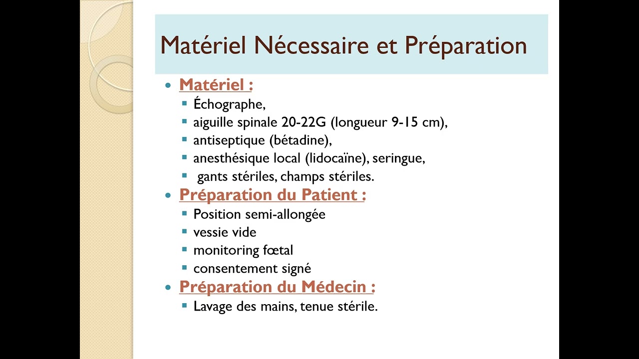 Amniocent&egrave;se