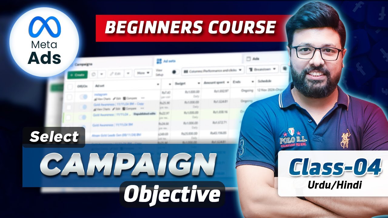 Meta campaign objective | Class 4 | Meta Ads Beginners Course 2025