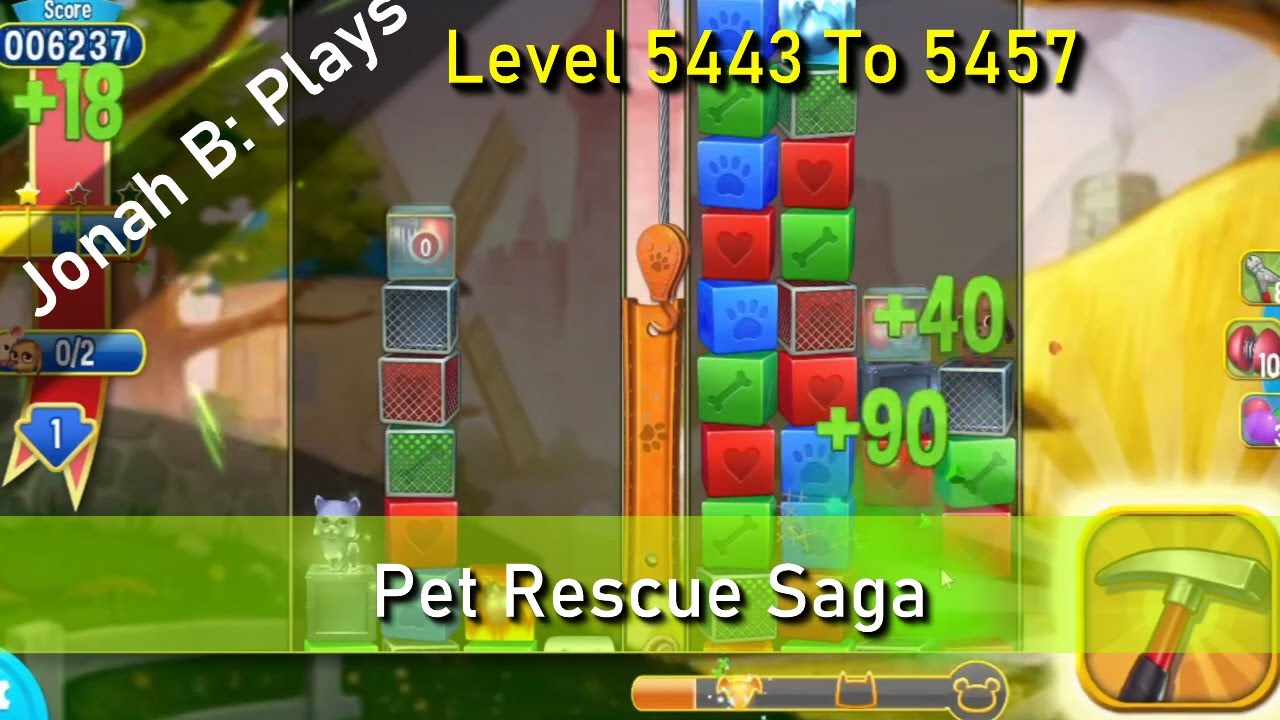 Pet Rescue Saga Level 5443 To 5457