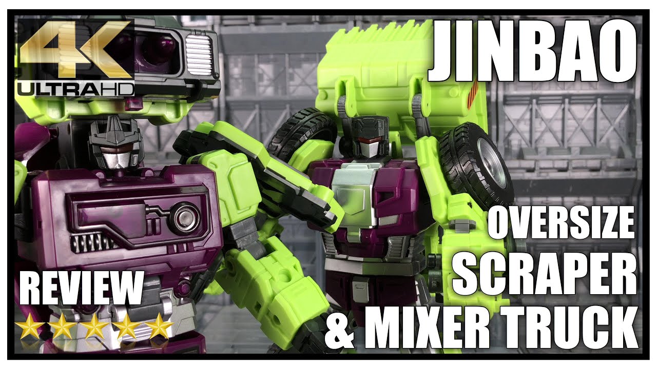 Jinbao Oversized Gravity Builder Devastator Scrapper & Mixmaster Set B