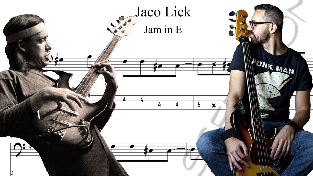 Lezioni di Basso 27 - Jaco lick Jam in E