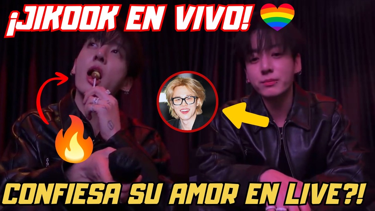 JIKOOK EN VIVO HOY!💜 JUNGKOOK LO CONFIRMA Y CONFIESA SUS SENTIMIENTOS?