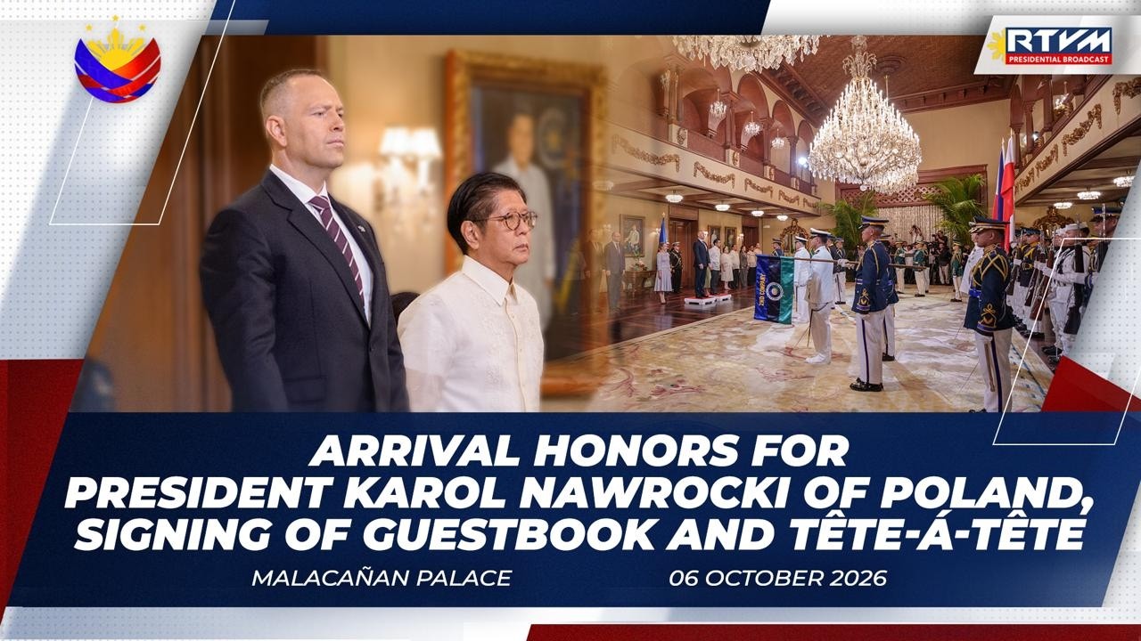 Arrival Honors for President Karol Nawrocki of Poland, Signing of the Guest Book and T&ecirc;te-&agrave;-t&ecirc;te