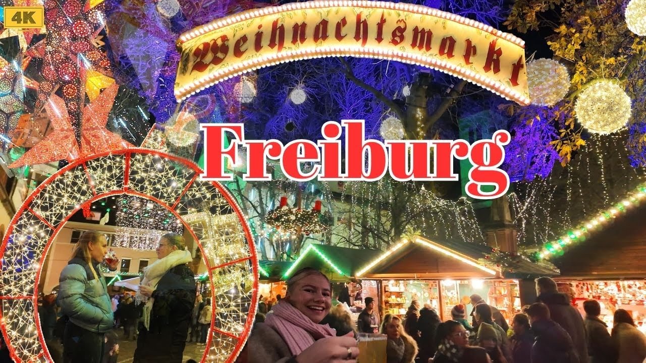 🇩🇪Freiburg Christmas Market Walking Tour2024/ An Unmissable Dreamy Christmas Tour of Freiburg