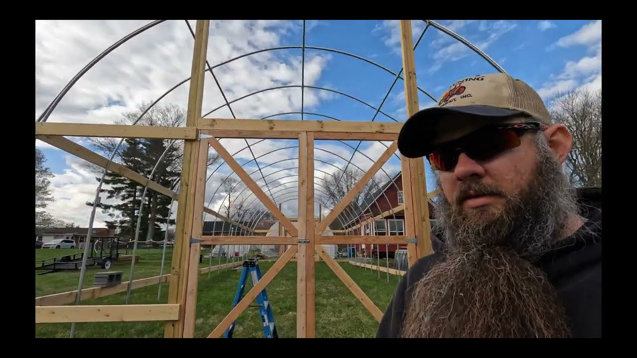 Hoop House #2 - Doors Doors Doors!