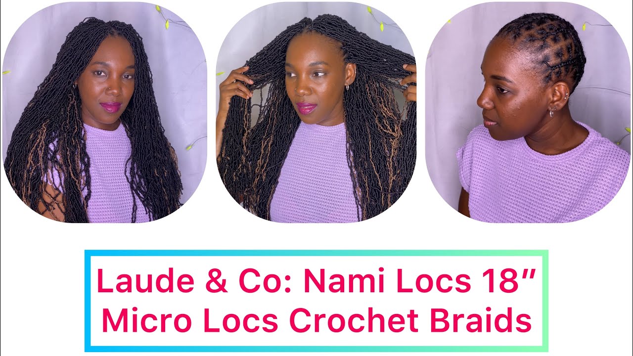 Quick and Easy Micro Locs Install Using these Laude & Co Nami Locs 18
