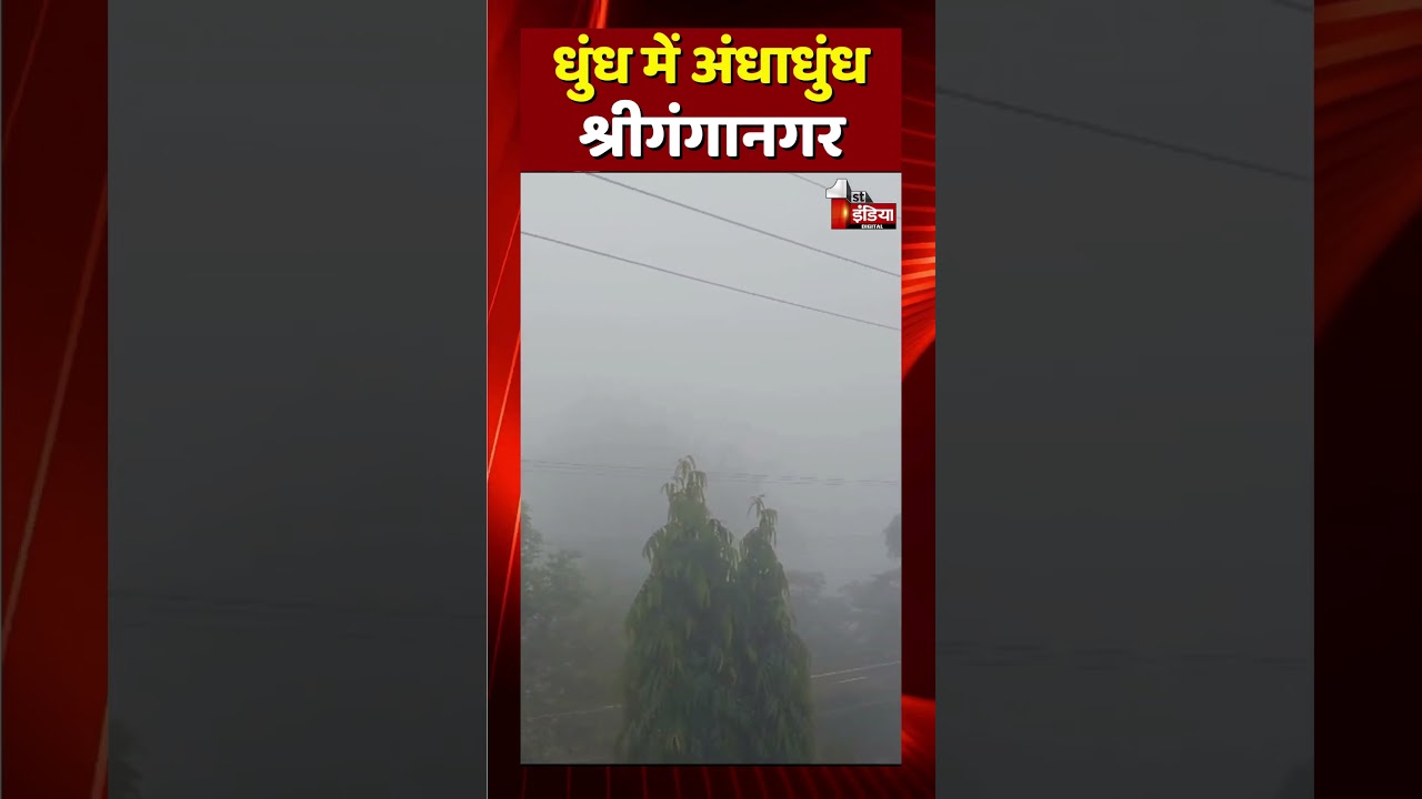 Rajasthan Weather Update: धुंध में अंधाधुंध Sri Ganganagar | Winter Update | Fog In Rajasthan
