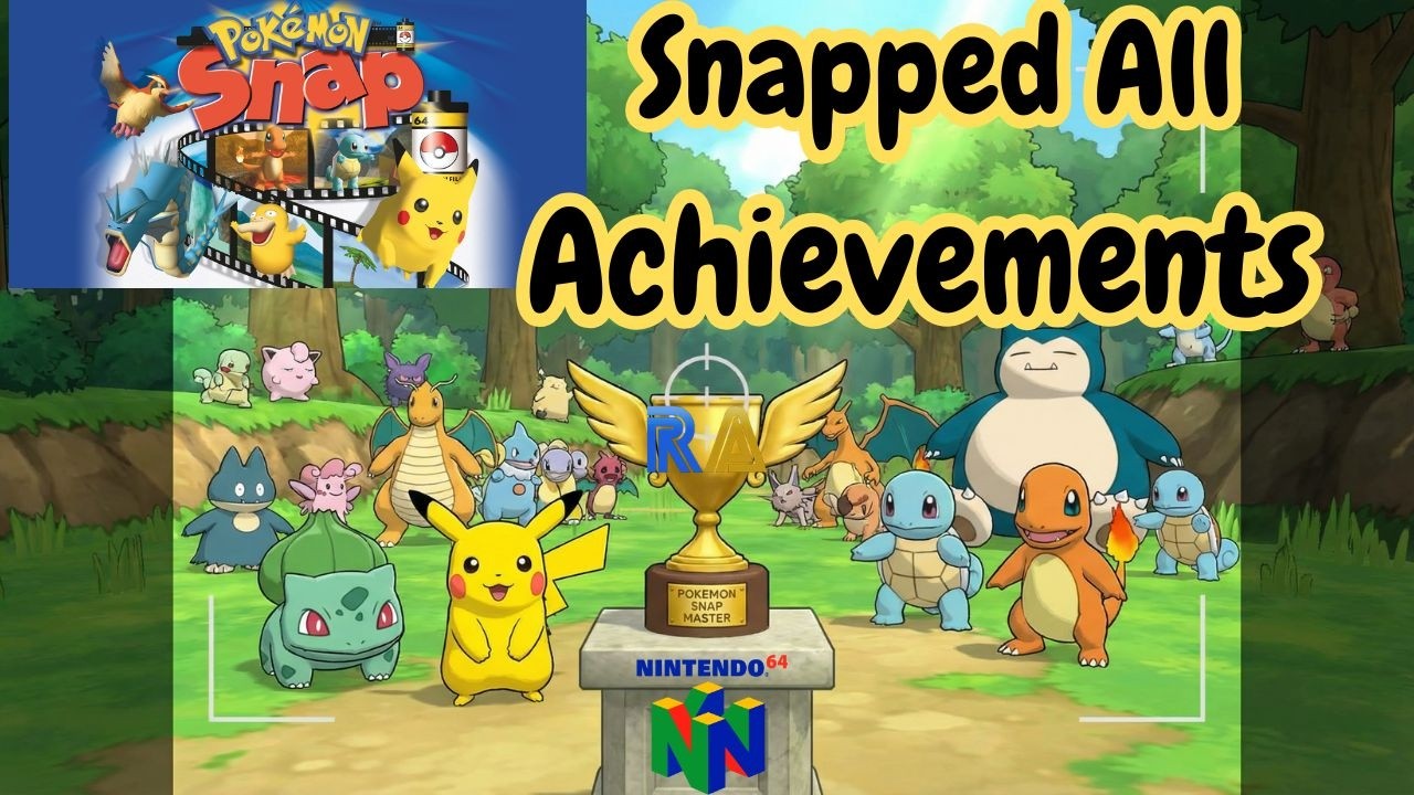 Pokemon snap Retro Achievements Mastered