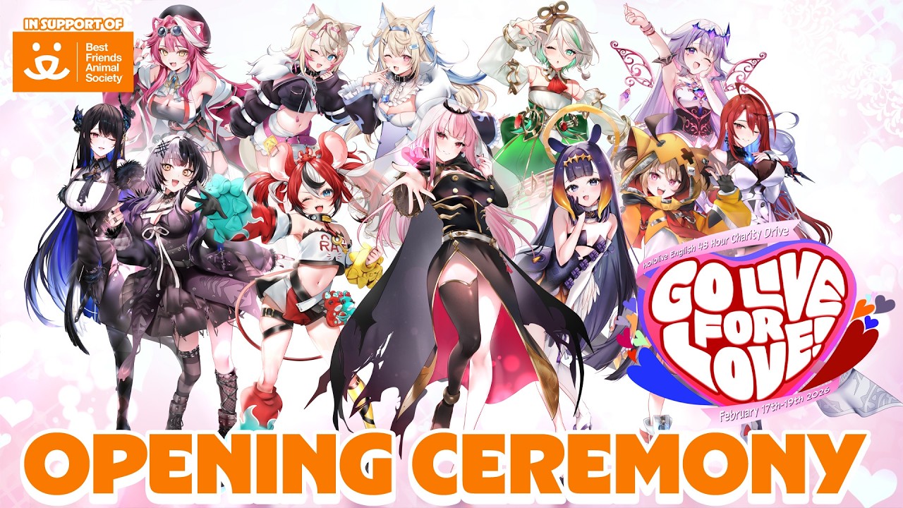 【GO LIVE for LOVE!】HoloEN Charity Drive Opening Ceremony!!! #calliolive #GOLIVEforLOVE