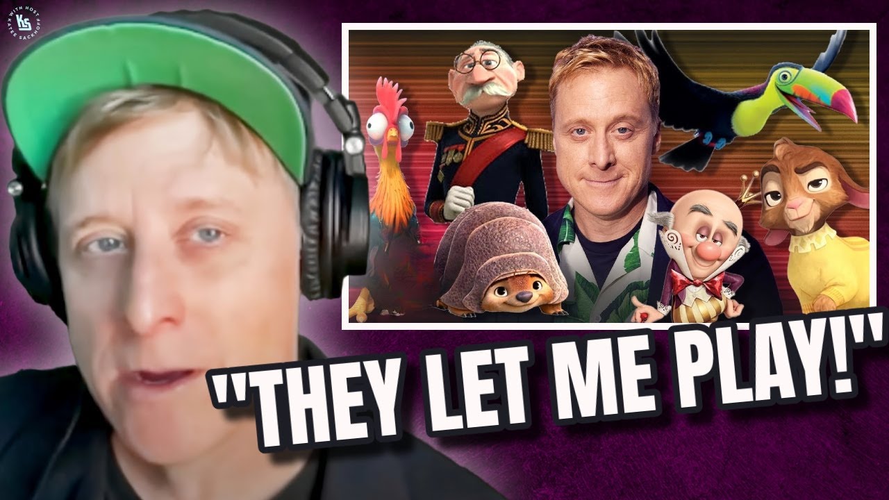 How Alan Tudyk became a voice actor in every DISNEY movie and some of the Funniest Animal Voices!
