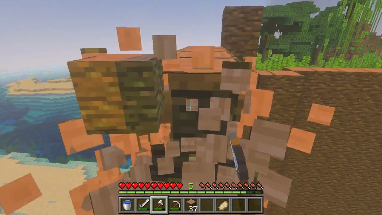 Minecraft: The EPIC Realm episode 9: making treehouse(3)