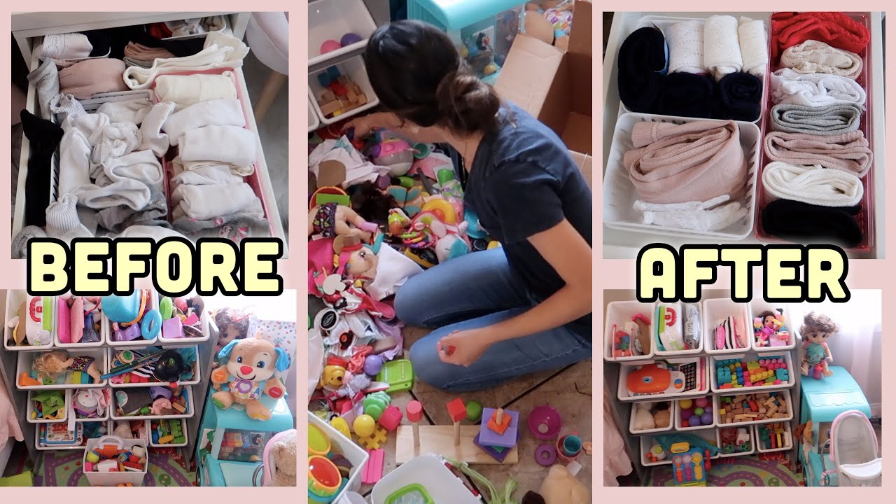 EXTREME DECLUTTERING TODDLER CLOTHES AND TOYS | GETTING READY TO MOVE | Dream Kailey