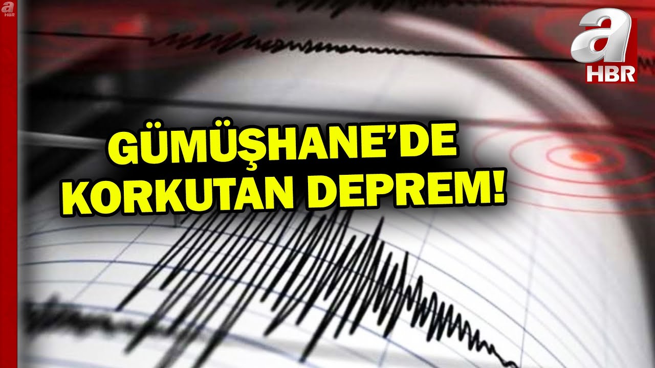 AFAD duyurdu! G&uuml;m&uuml;şhane'de korkutan deprem | A Haber