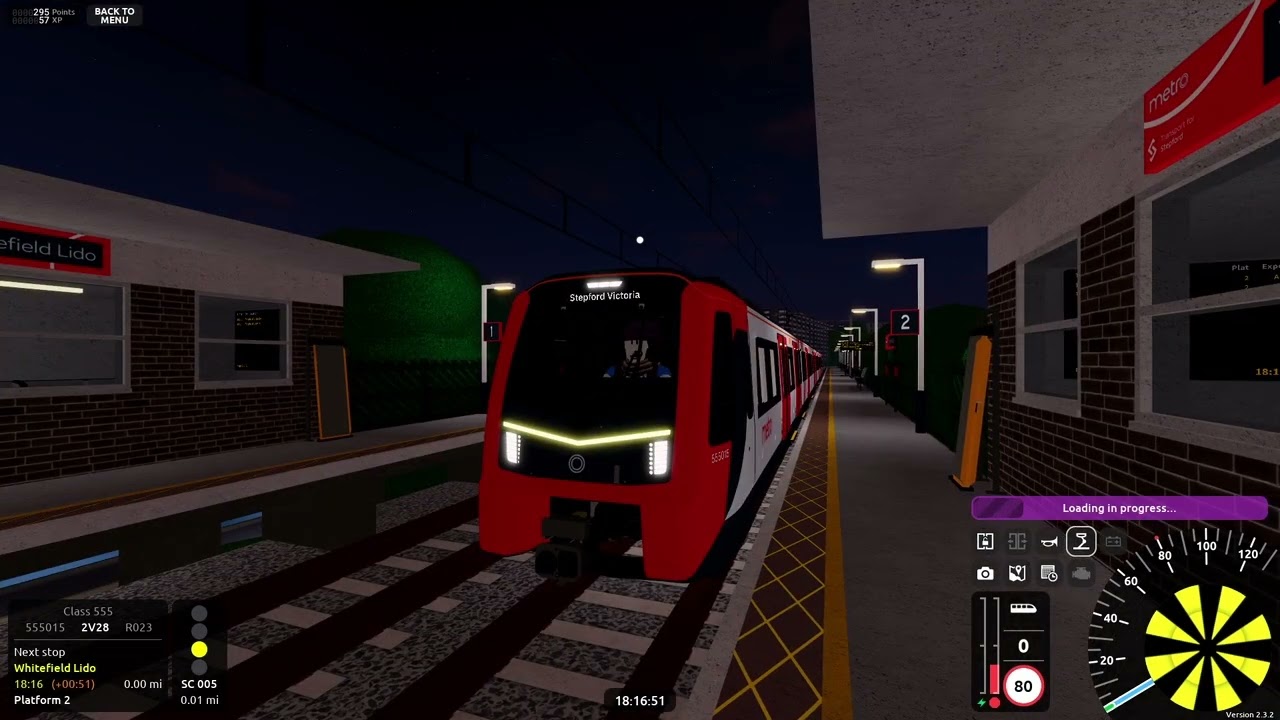 SCR driving class 555 train