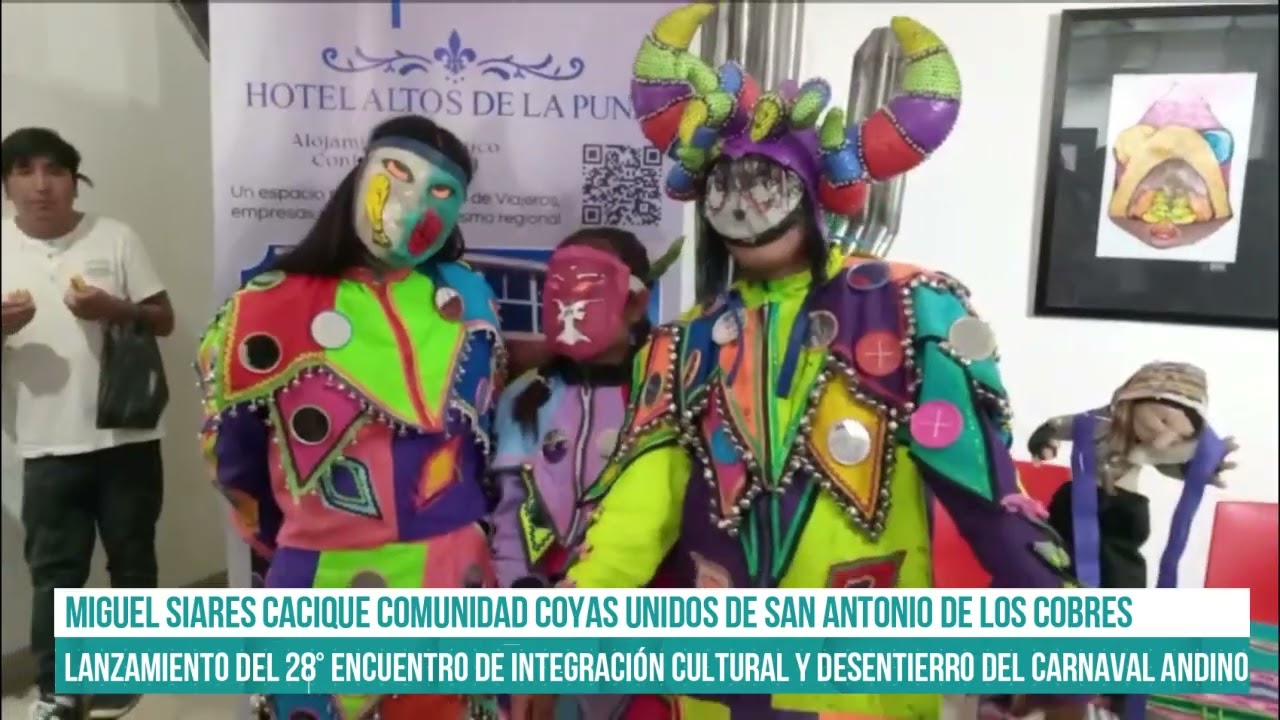 SALTA - LANZAMIENTO DEL 28° ENCUENTRO DE INTEGRACIÓN CULTURAL Y DESENTIERRO DEL CARNAVAL ANDINO
