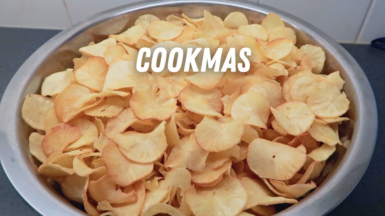 DIT word je favoriete krokante Surinaamse CASSAVE chips - moeders recept - CookMas 5/31