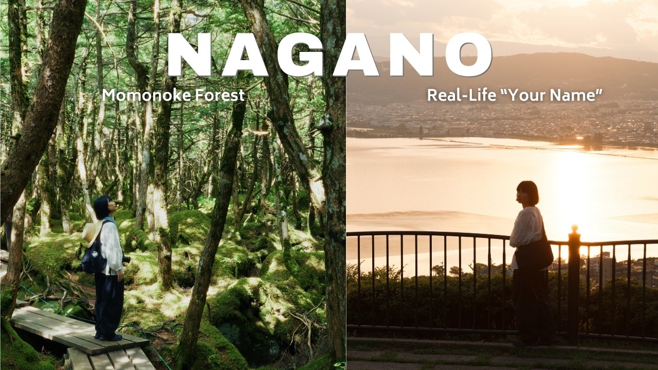 Mononoke Forest & real-life &ldquo;Your Name&rdquo; lake 🌱 2 days in Nagano | Japan travel vlog
