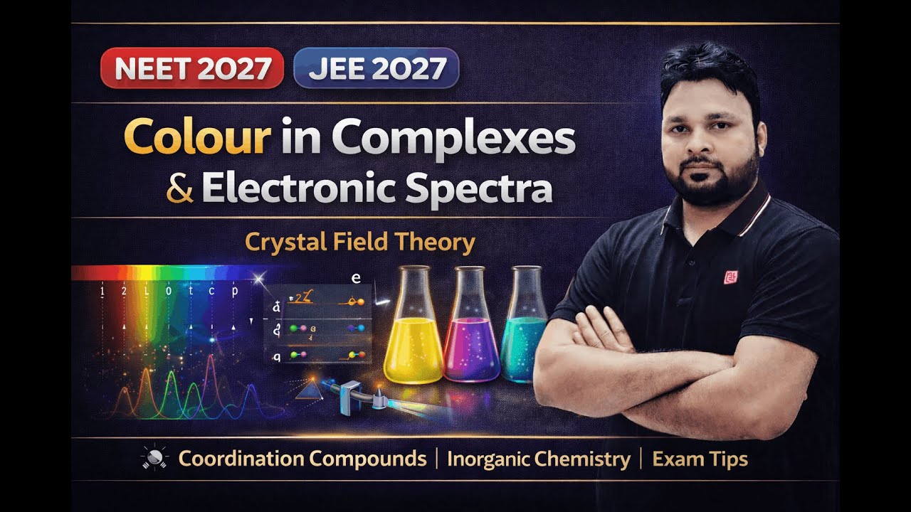 Colour in Complexes & Electronic Spectra | Crystal Field Theory Explained #Chemselect