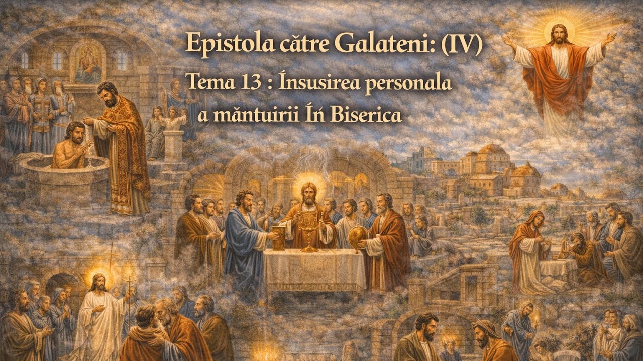 Tema 13 Seminar: Galateni: (IV): Însușirea personală a mântuirii În Biserică 