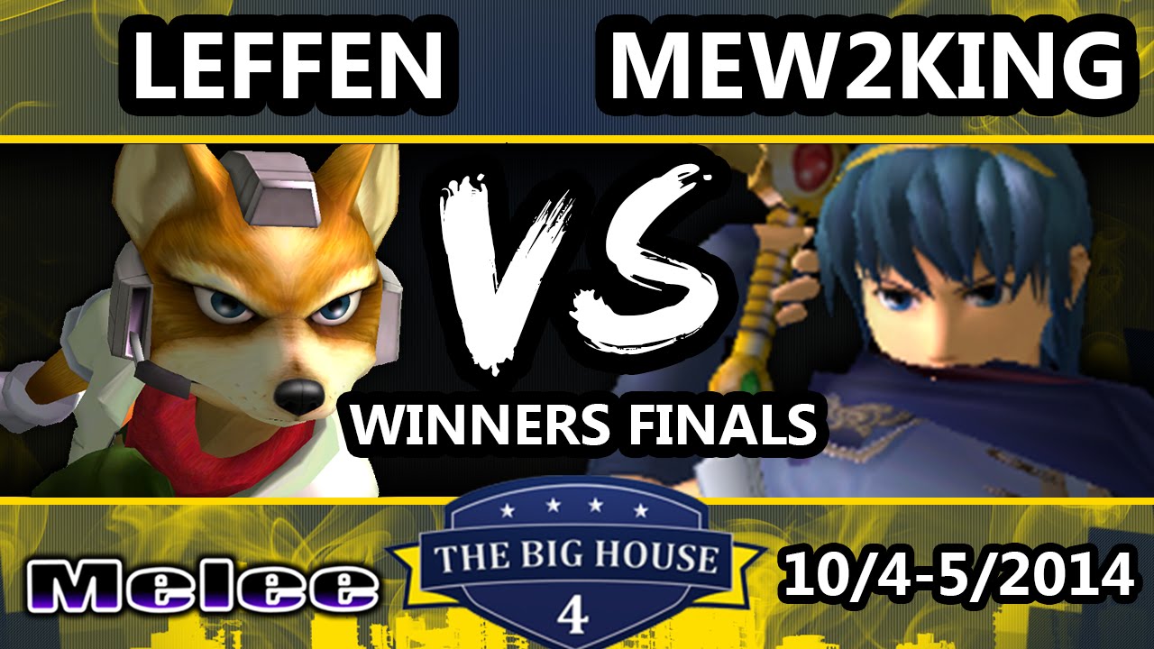 The Big House 4 - Leffen (Fox) Vs. Mew2King (Marth) - Winners Finals - SSBM