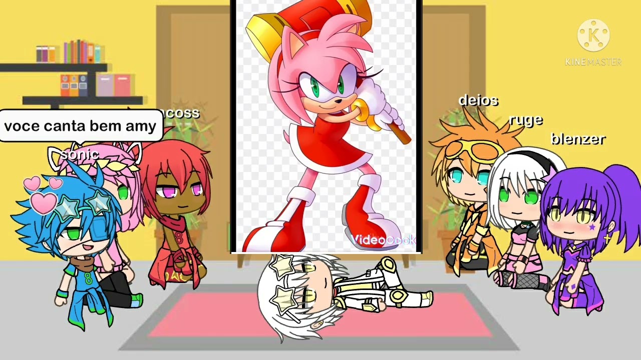 sonic e seus amigos reagindo a seus videos