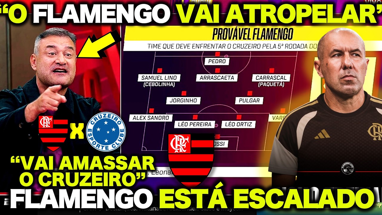 🚨 JORNALISTA DEU O PAPO sobre as MUDANÇAS de LEONARDO JARDIM no FLAMENGO ! FLAMENGO X CRUZEIRO