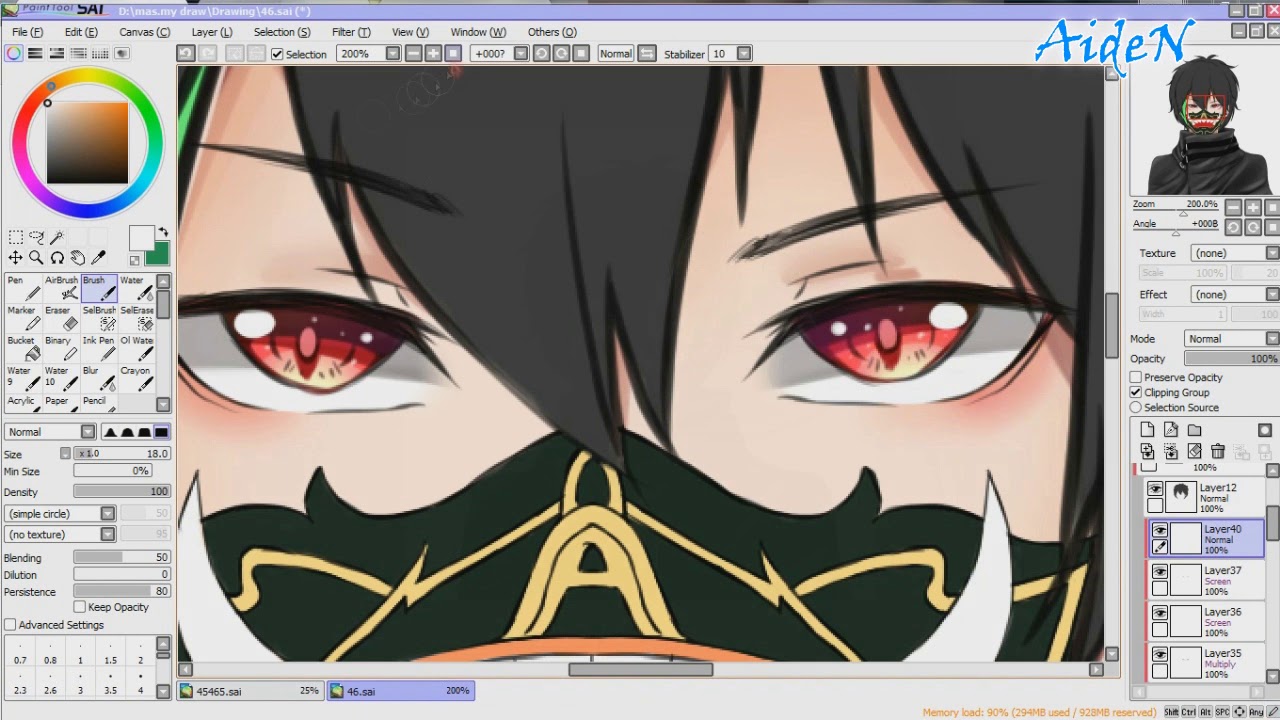 [AK] Speedpaint #23 NONTOK[cover] by Kuuro sai