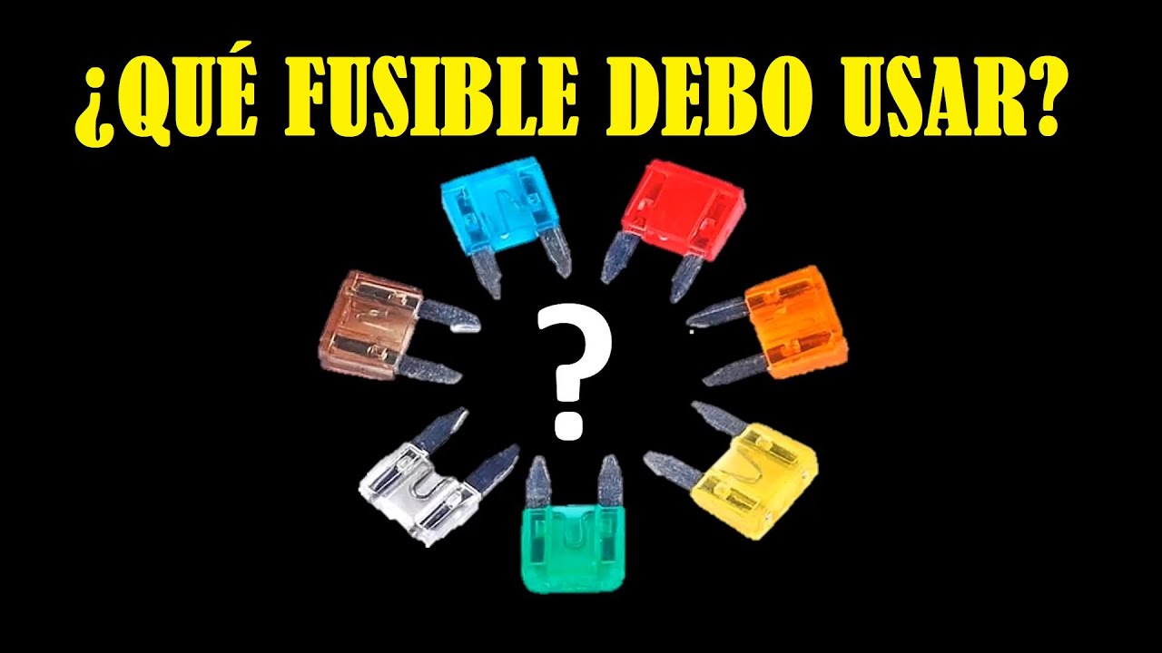 ¿QUÉ FUSIBLE Y QUÉ CALIBRE DE CABLE DEBO USAR EN EL AUTOMÓVIL?