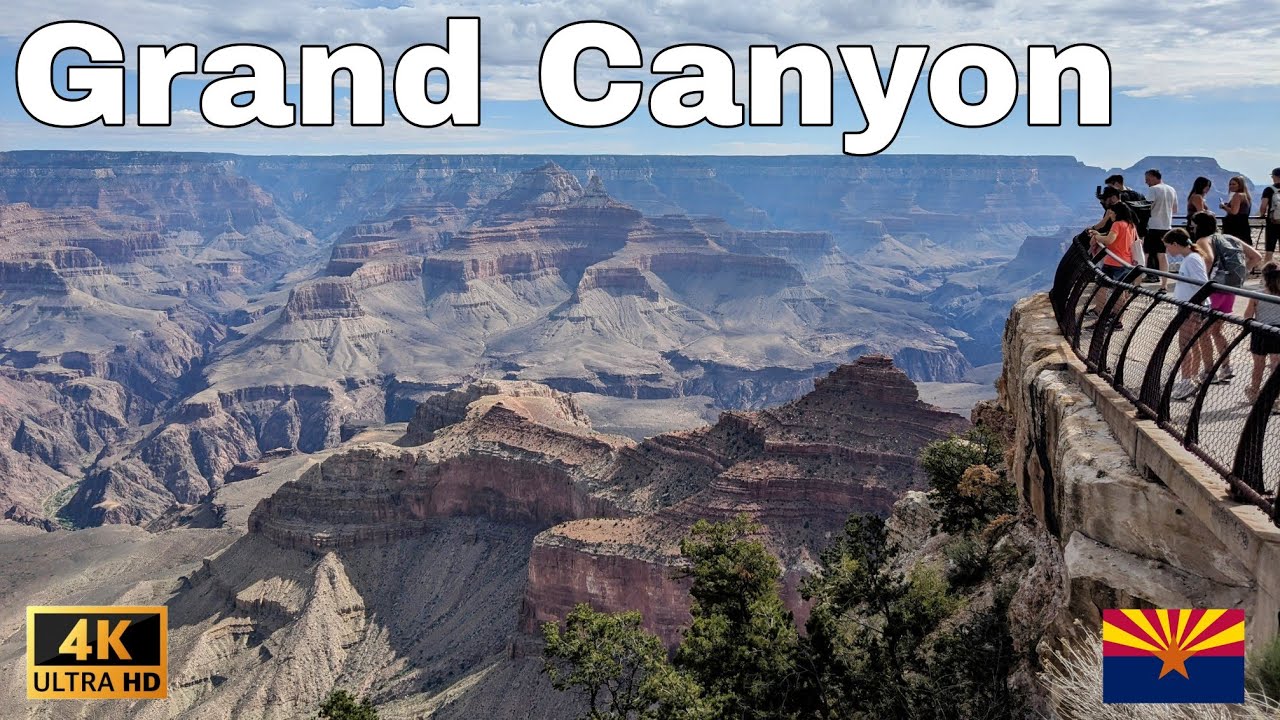 GRAND CANYON South Rim - 4K walking Tour