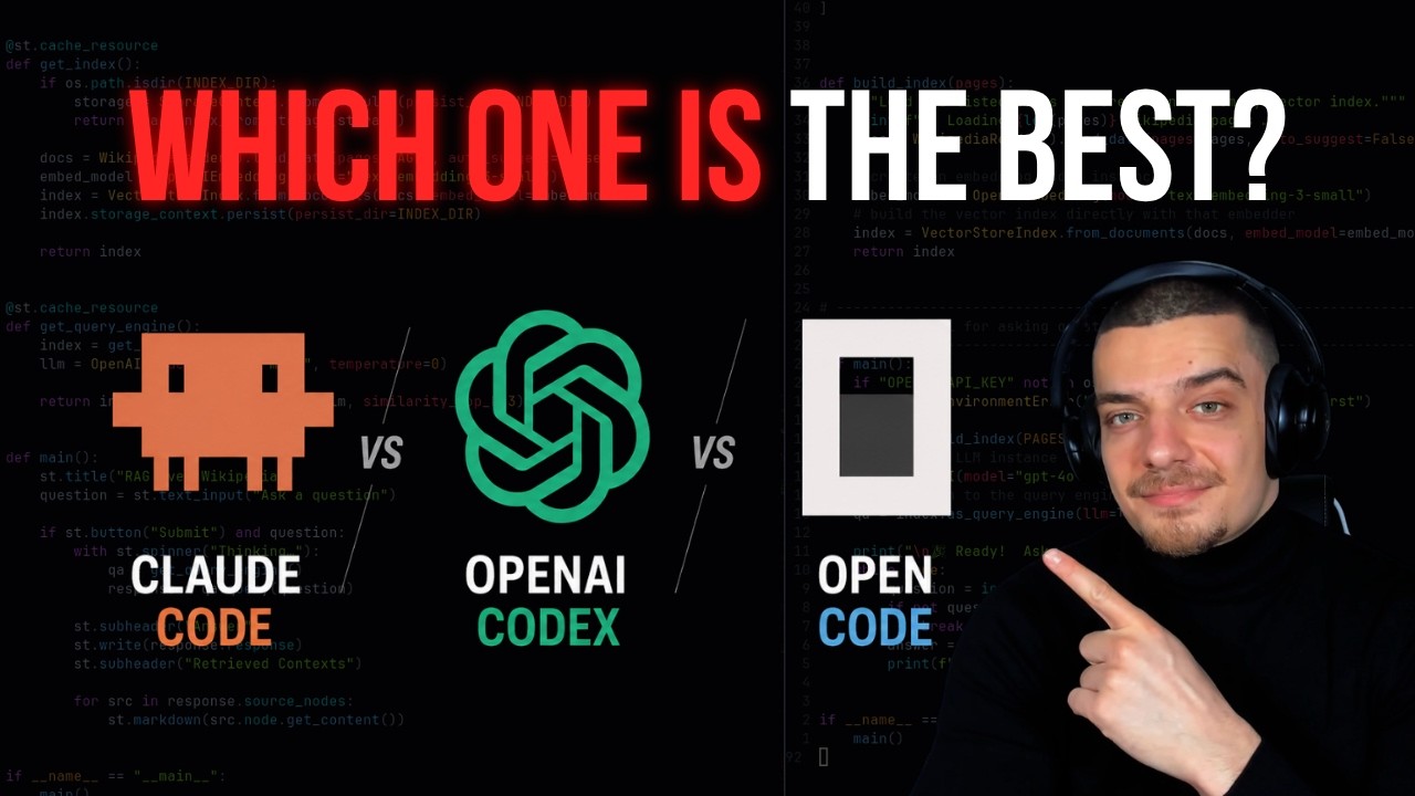 Claude Code VS Codex VS OpenCode