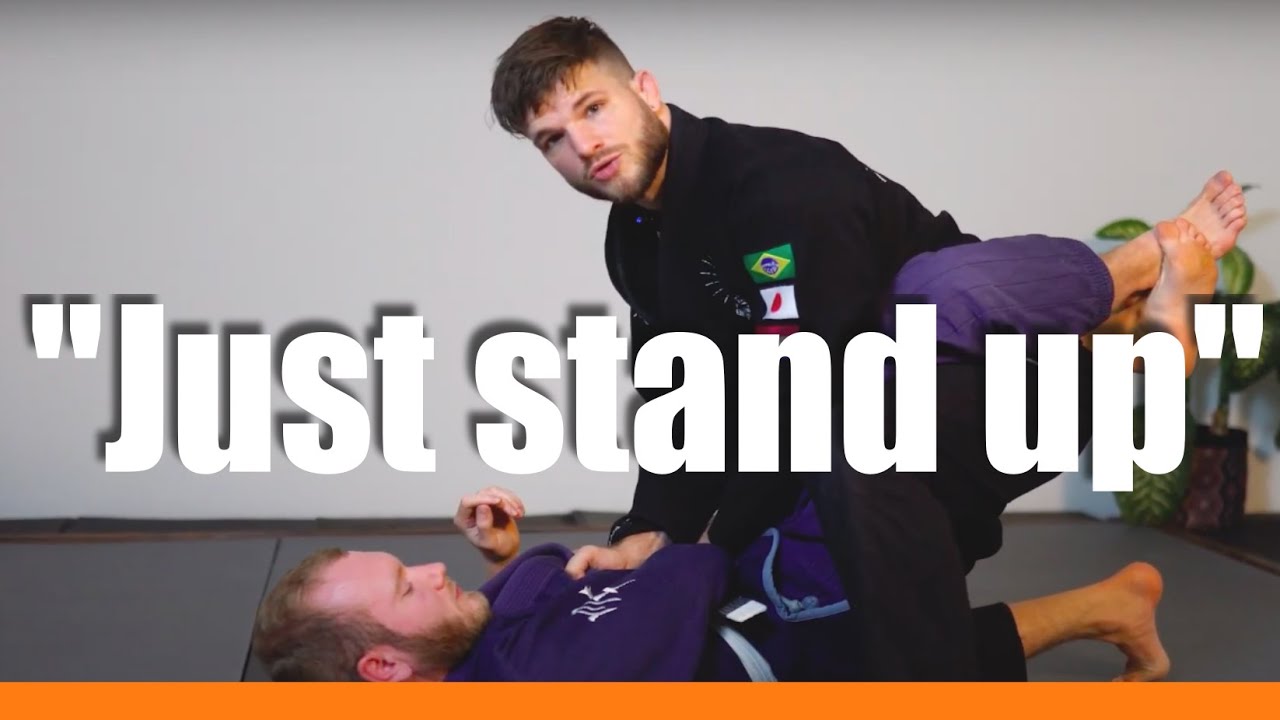 Standing up guard pass