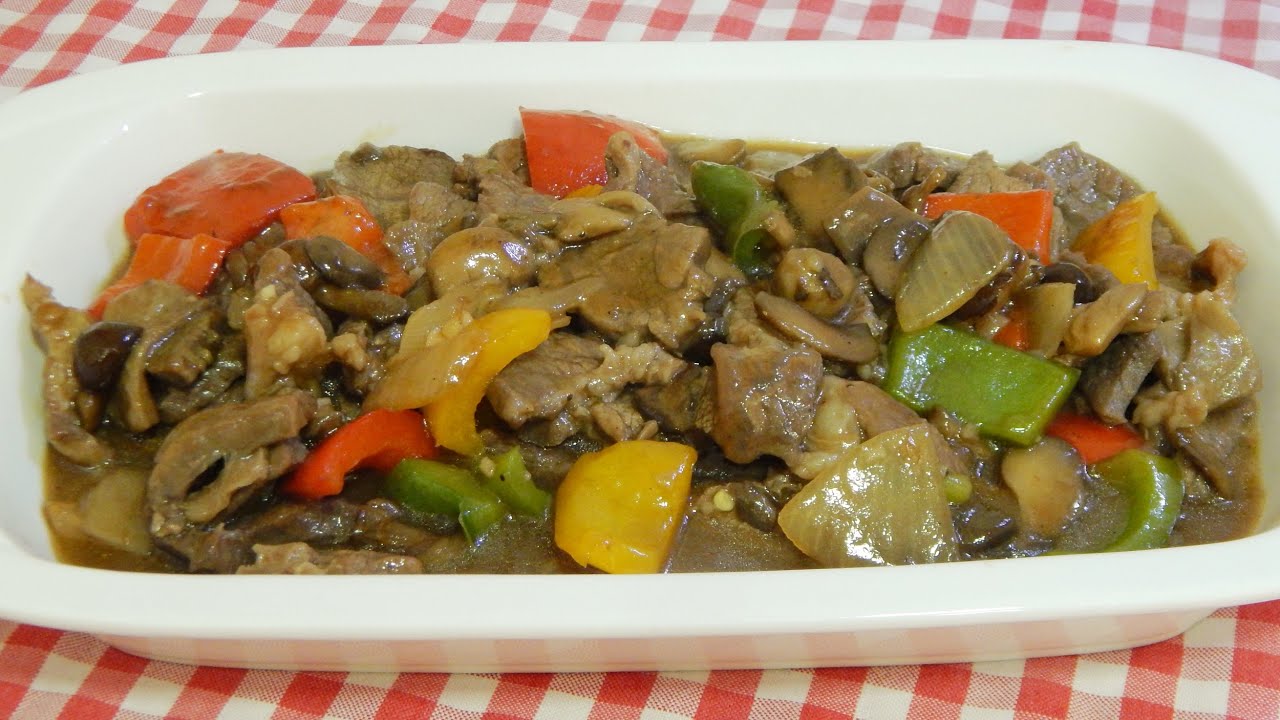 C&oacute;mo hacer Ternera con setas en salsa de ostras, Receta restaurante chino