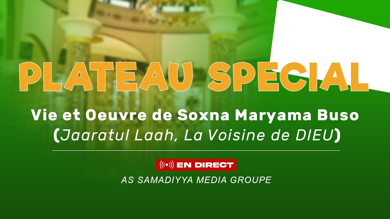 🔴LIVE - Plateau Sp&eacute;cial - Waxtan&eacute; Soxna Jaara -wadial Magal Porokane 2026