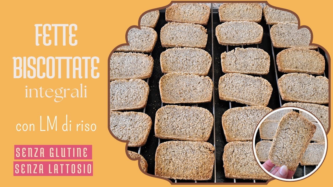 FETTE BISCOTTATE INTEGRALI senza glutine
