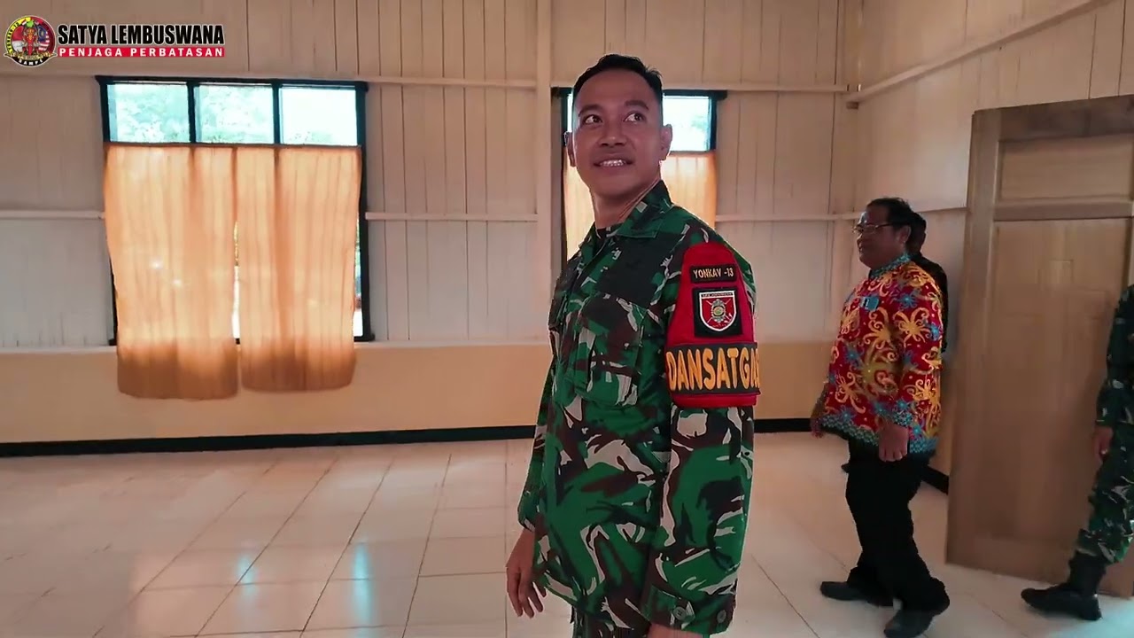 PERESMIAN TEMPAT IBADAH DALAM RANGKA HUT KAVALERI TNI AD YG KE-76//SATGAS PAMTAS RI-MLY YONKAV 13/SL